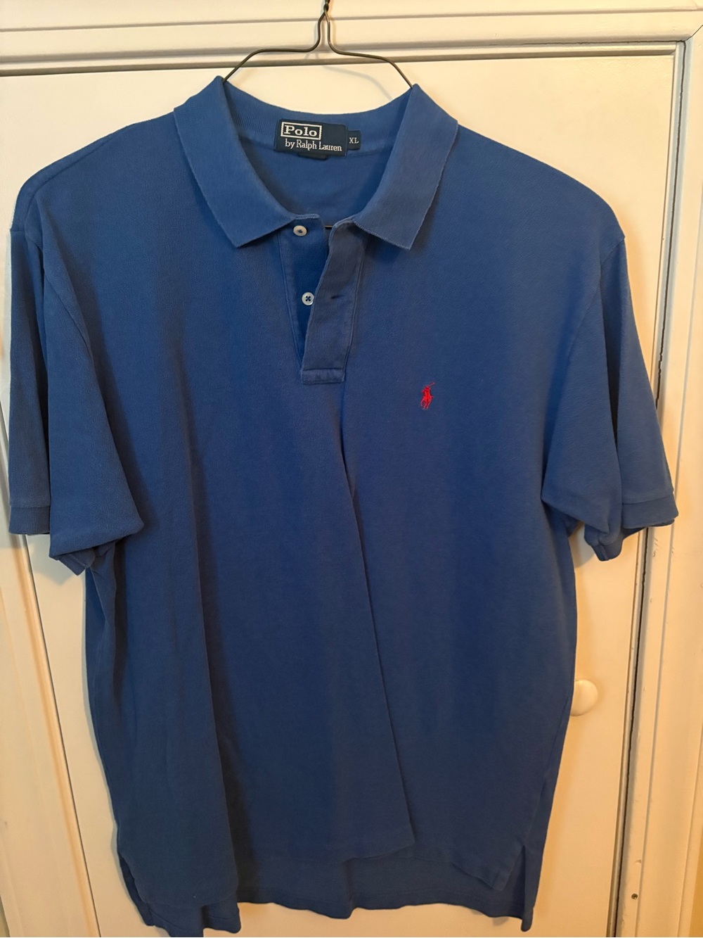 Ralph Lauren Polo Shirt in Royal Blue with Red Logo